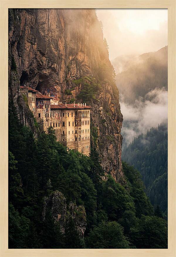 Sumela Monastery At Golden Hour