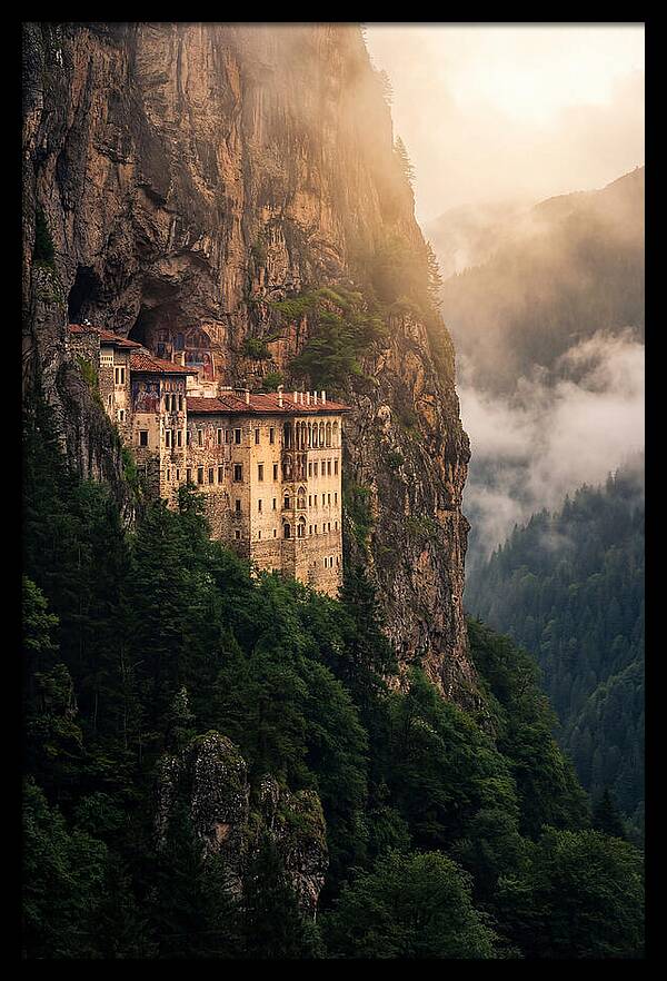 Sumela Monastery At Golden Hour