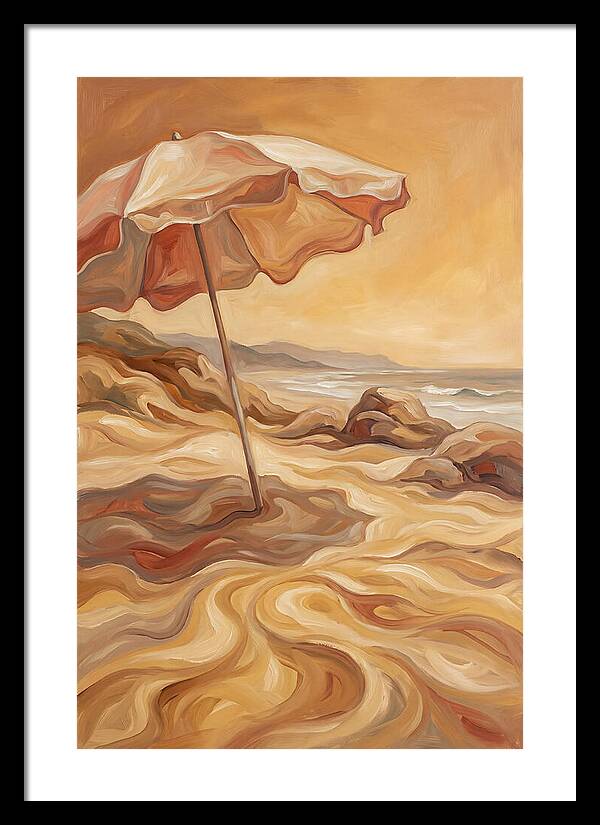 Summer Beach Umbrella Serenity
