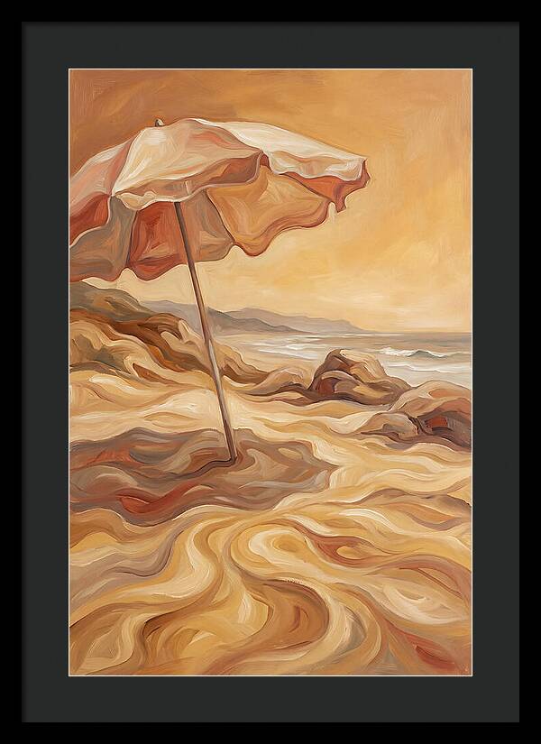 Summer Beach Umbrella Serenity