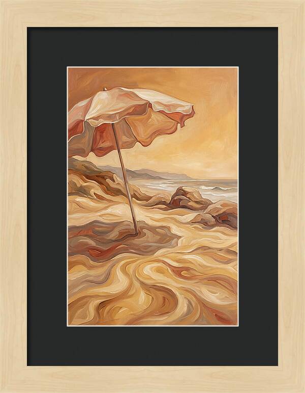 Summer Beach Umbrella Serenity