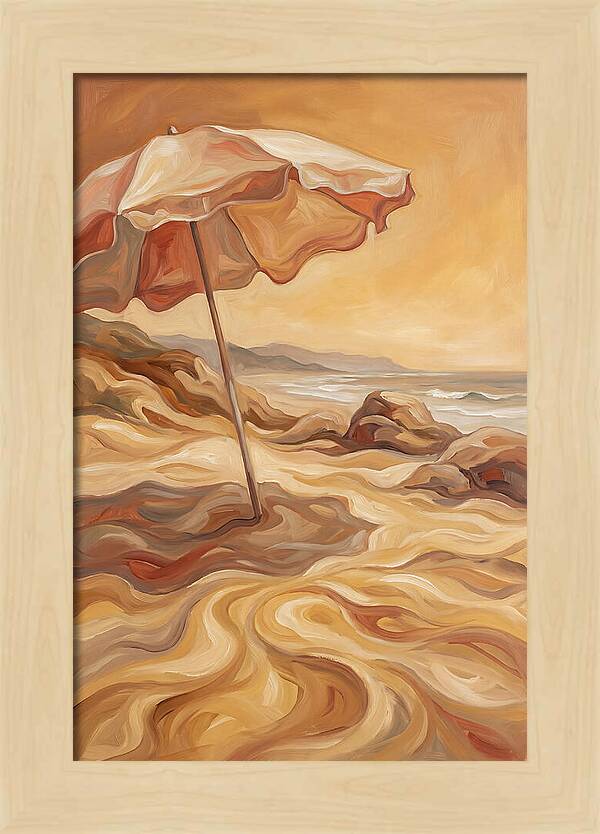 Summer Beach Umbrella Serenity