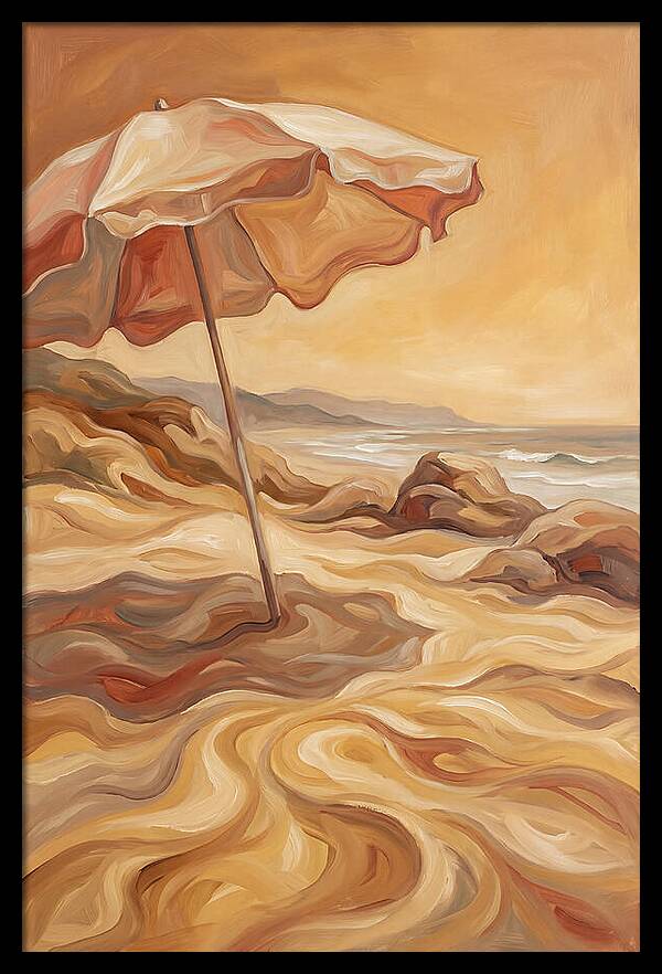 Summer Beach Umbrella Serenity
