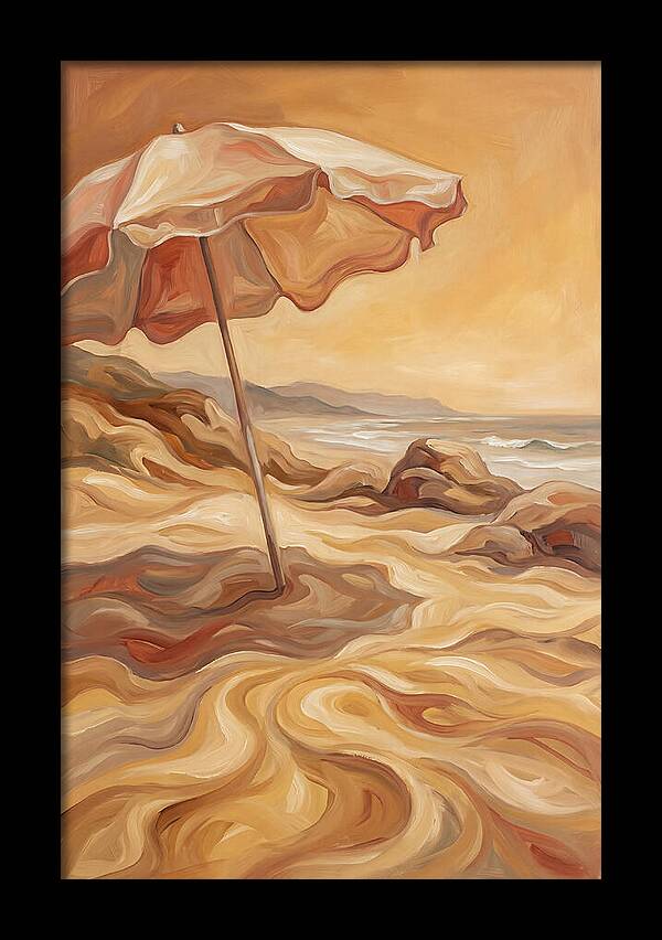 Summer Beach Umbrella Serenity