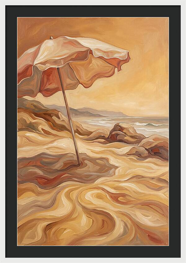 Summer Beach Umbrella Serenity