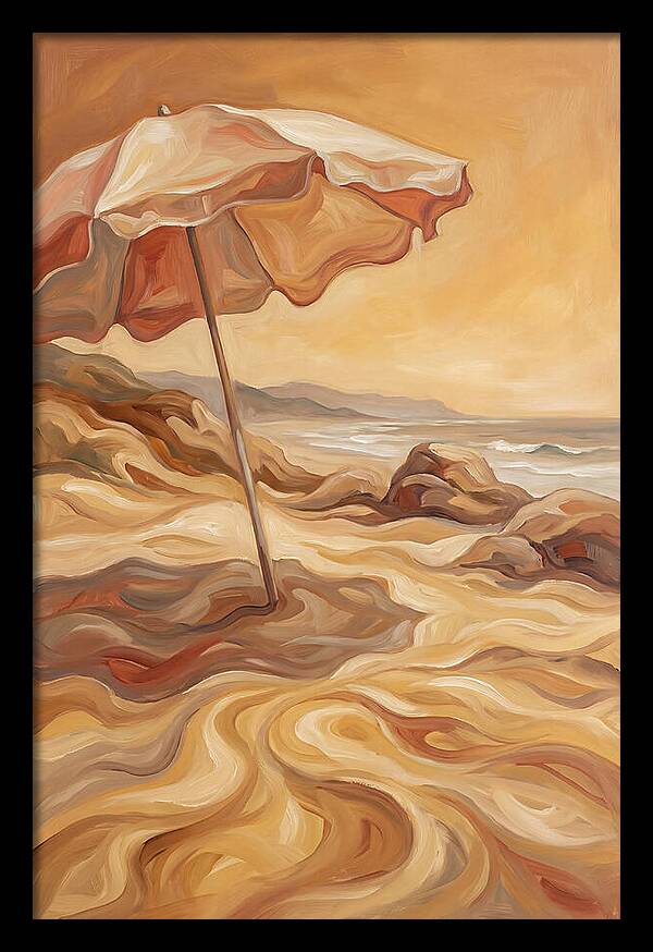 Summer Beach Umbrella Serenity
