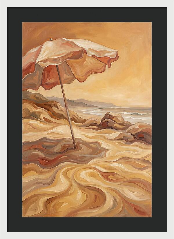 Summer Beach Umbrella Serenity