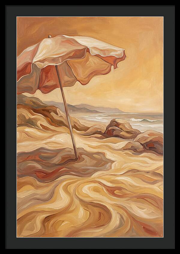 Summer Beach Umbrella Serenity