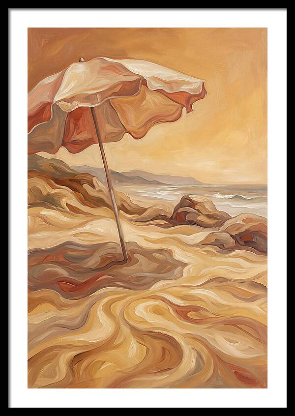 Summer Beach Umbrella Serenity