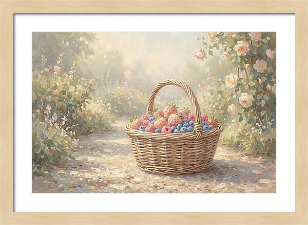 Summer Berry Picking Basket