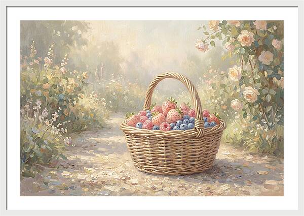 Summer Berry Picking Basket