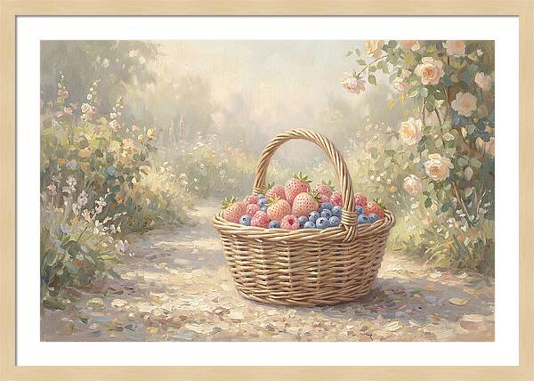 Summer Berry Picking Basket