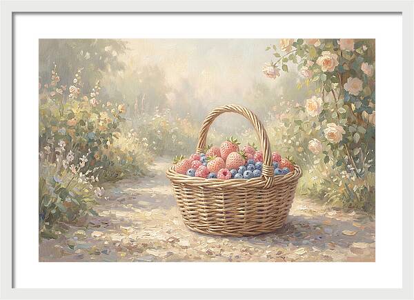 Summer Berry Picking Basket