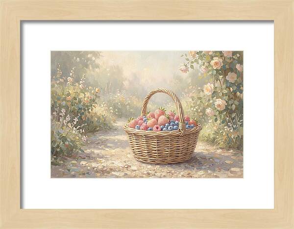 Summer Berry Picking Basket