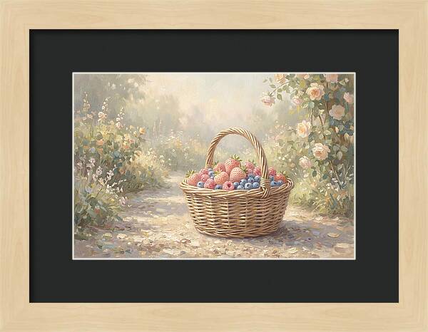 Summer Berry Picking Basket