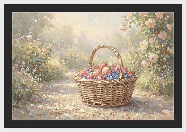 Summer Berry Picking Basket