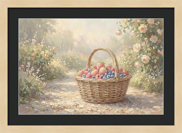 Summer Berry Picking Basket