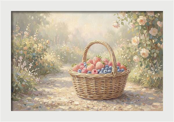 Summer Berry Picking Basket