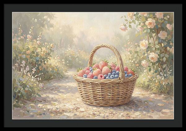Summer Berry Picking Basket