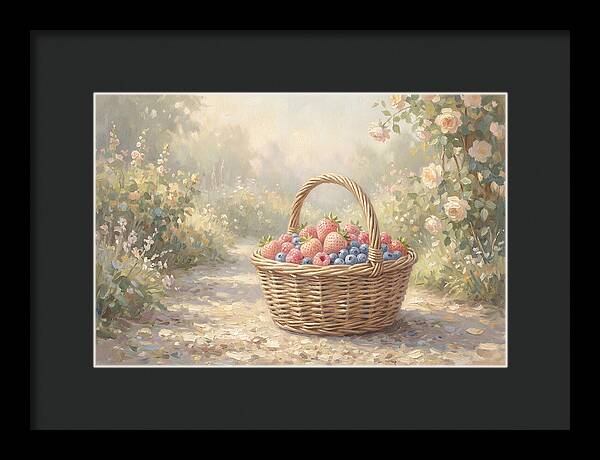Summer Berry Picking Basket