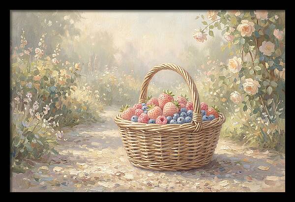 Summer Berry Picking Basket