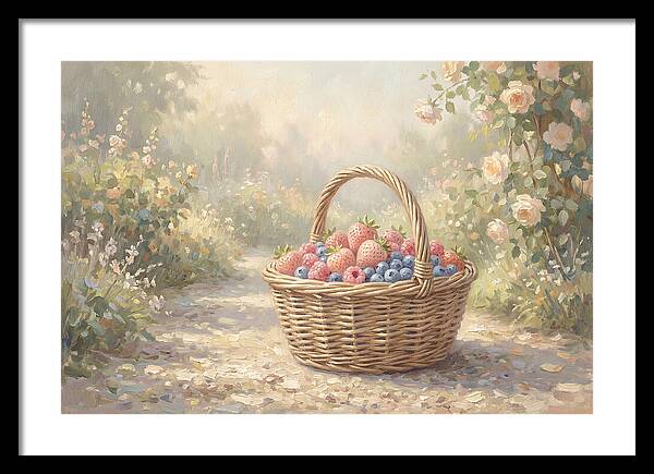 Summer Berry Picking Basket