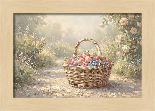 Summer Berry Picking Basket