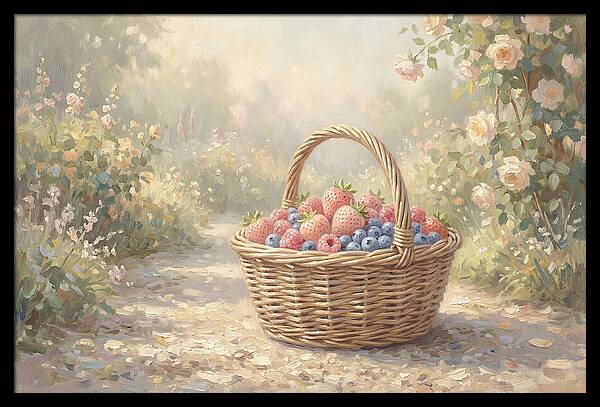 Summer Berry Picking Basket