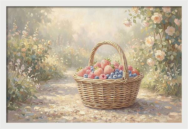 Summer Berry Picking Basket