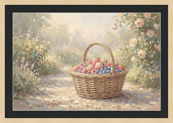 Summer Berry Picking Basket