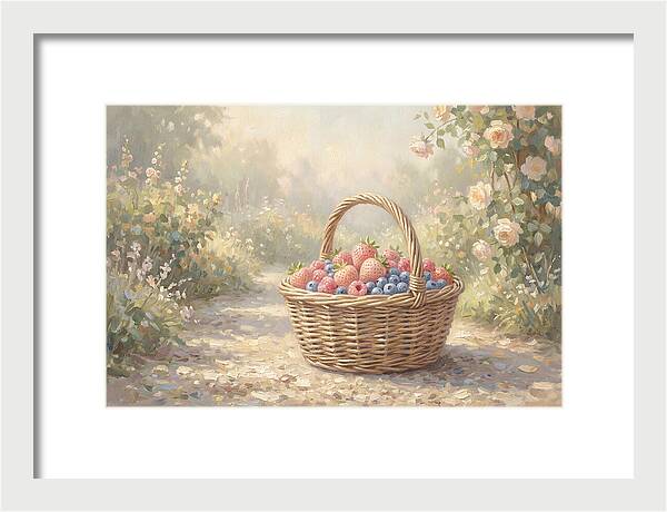 Summer Berry Picking Basket