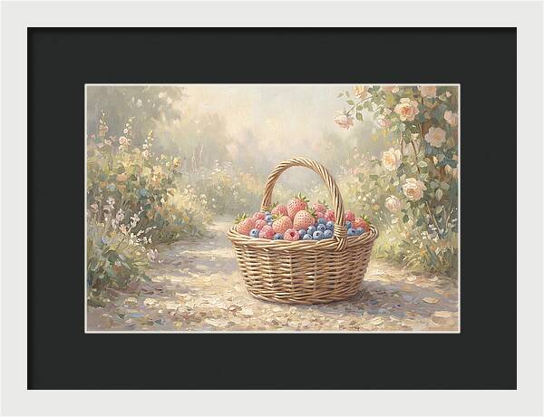Summer Berry Picking Basket