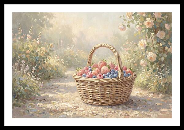 Summer Berry Picking Basket