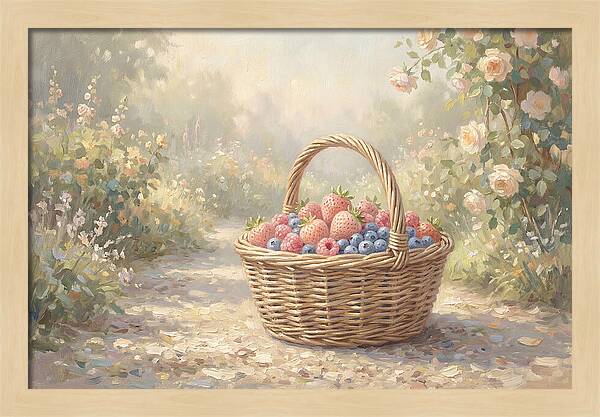 Summer Berry Picking Basket