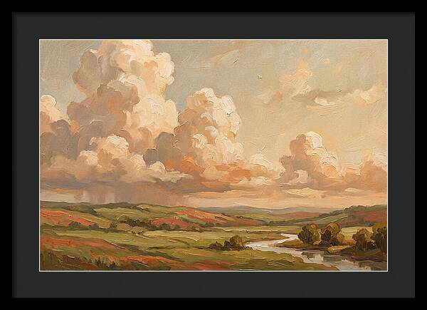 Summer Clouds Over Green Hills