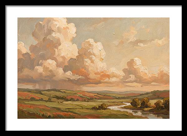 Summer Clouds Over Green Hills