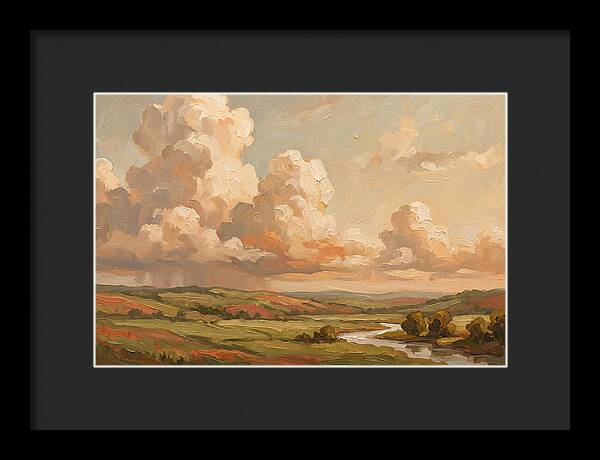 Summer Clouds Over Green Hills