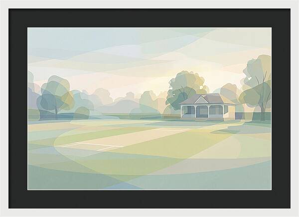 Summer Evening Cricket Match