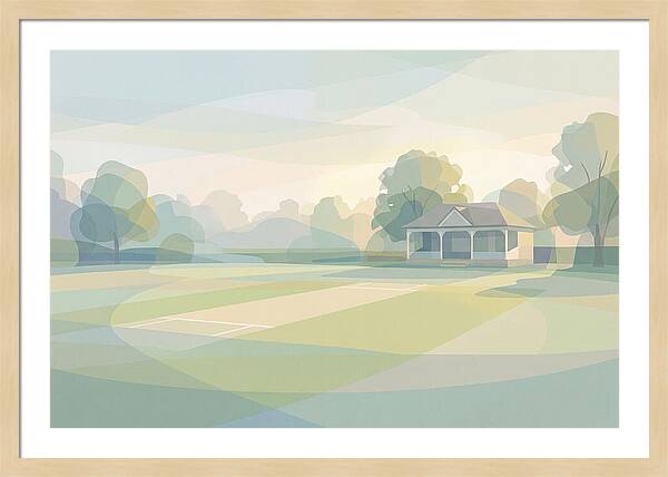 Summer Evening Cricket Match