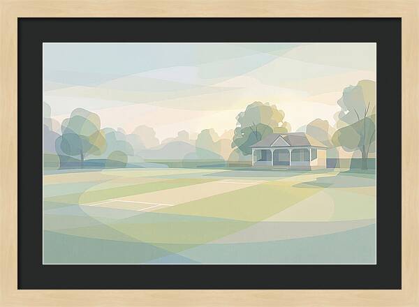 Summer Evening Cricket Match