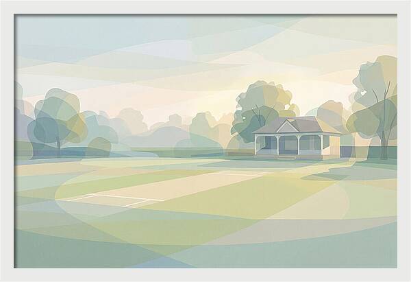 Summer Evening Cricket Match