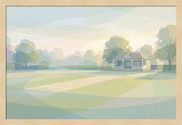 Summer Evening Cricket Match
