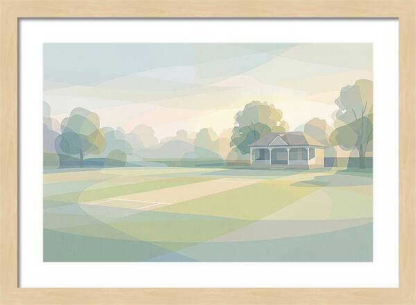 Summer Evening Cricket Match
