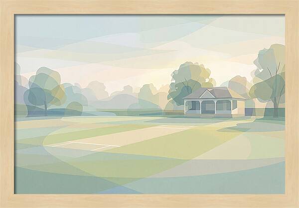 Summer Evening Cricket Match