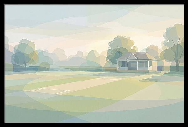 Summer Evening Cricket Match