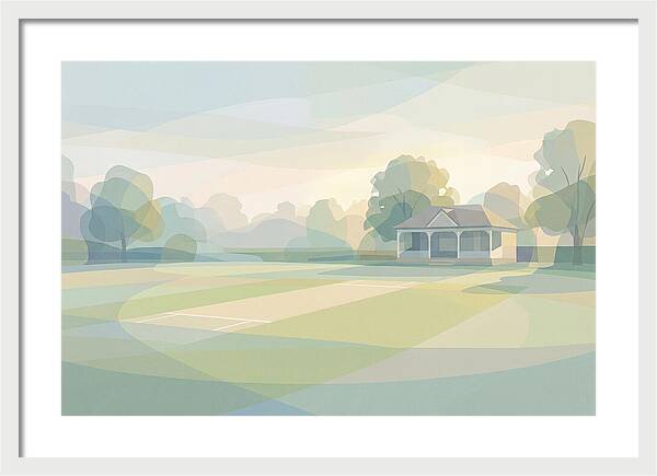 Summer Evening Cricket Match