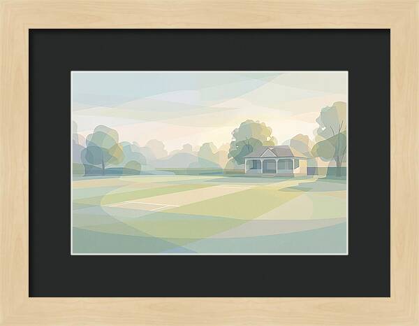 Summer Evening Cricket Match
