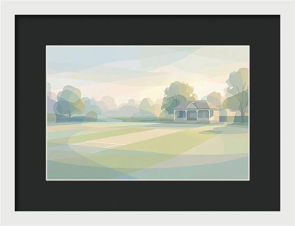 Summer Evening Cricket Match