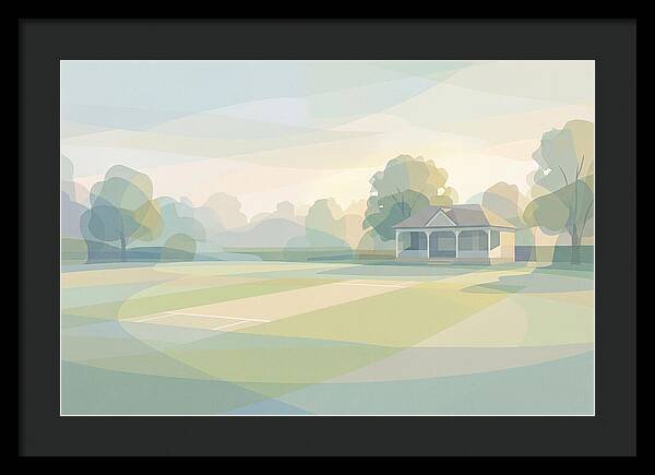 Summer Evening Cricket Match