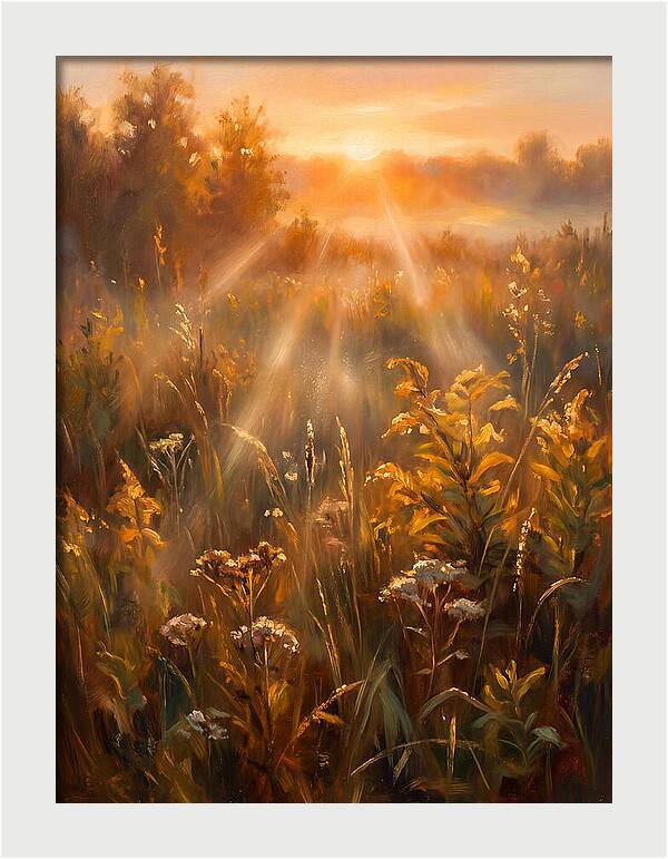 Summer Field At Dawn